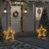 Christmas Light Decoration with Spikes Star 115 LEDs 33.5"