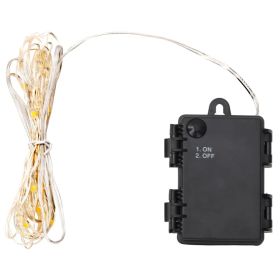 LED String Lights with 110 LEDs and Fan 433.1"