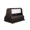 PARKER | LED Rotatable Wall Pack | Adj Watt 60W/40W/30W | 3900-7800 Lumens | 5000K | 100V-277V | Bronze Housing | IP65 | UL & DLC Listed