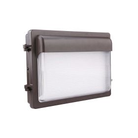 ZION 2nd GEN | LED Wall Pack | Adjustable Watt 80W/100W/120W | 16200 Lumens | Adjustable CCT 3000K/4000K/5000K | 120V-277V | Built-in Photocell | Bron