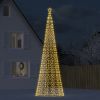 Christmas Tree Light with Spikes 1554 LEDs Warm White 196.9"