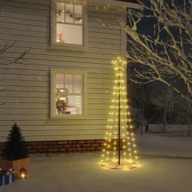 Christmas Cone Tree Warm White 108 LEDs 2x6 ft