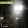 Solar Wall Lights 120 LEDs Flood Lights Outdoor 120¬∞ Motion Sensor Lamps 180 Degree Illumination IP65 Waterproof