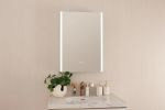 20 X 28 inch mirror Cabinet, Wall Mounted LED Bathroom Cabinet with Lights, Waterproof, 3000K~6000K, Single Door,Touch Switch, Storage Shelves