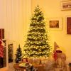 6Feet Hinged Christmas Tree with 350/500 LED Lights Remote Control