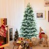 6Feet Hinged Christmas Tree with 350/500 LED Lights Remote Control