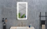 36*30in Led Mirror for Bathroom with Lights,Dimmable,Anti-Fog,Lighted Bathroom Mirror with Smart Touch Button,Memory Function(Horizontal/Vertical)