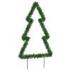 Christmas Light Decoration with Spikes Tree 80 LEDs 23.6"