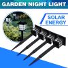 4PCS Solar Garden Lights Outdoor Waterproof Landscape LED Lights Pathway Yard