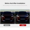 71'' RGB Car LED DRL Hood Light Engine Cover Strip Headlight Strip APP Control