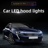 71'' RGB Car LED DRL Hood Light Engine Cover Strip Headlight Strip APP Control