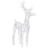 Christmas Reindeers 4 pcs Blue 160 LEDs Acrylic