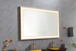 (ONLY FOR PICKUP) 60in. W x 36 in. H Super Bright Led Bathroom Mirror with Lights;  Metal Frame Mirror Wall Mounted Lighted Vanity Mirrors for Wall;