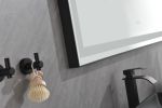 (ONLY FOR PICKUP) 60in. W x 48 in. H Super Bright Led Bathroom Mirror with Lights;  Metal Frame Mirror Wall Mounted Lighted Vanity Mirrors for Wall;