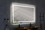 (ONLY FOR PICKUP)84"*48" LED Lighted Bathroom Wall Mounted Mirror with High Lumen+Anti-Fog Separately Control  bedroom full-length mirror  bathroom le