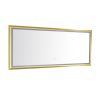 (ONLY FOR PICKUP) 84 in. W x 36 in. H Oversized Rectangular Gold Framed LED Mirror Anti-Fog Dimmable Wall Mount Bathroom Vanity Mirror HD Wall Mirror