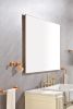 48x 36Inch LED Mirror Bathroom Vanity Mirror with Back Light;  Wall Mount Anti-Fog Memory Large Adjustable Vanity Mirror