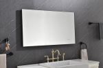 42x 24 Inch LED Mirror Bathroom Vanity Mirror with Back Light;  Wall Mount Anti-Fog Memory Large Adjustable Vanity Mirror