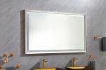 (ONLY FOR PICKUP) 60in. W x 36 in. H Super Bright Led Bathroom Mirror with Lights;  Metal Frame Mirror Wall Mounted Lighted Vanity Mirrors for Wall;