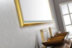 (ONLY FOR PICKUP) 88 in. W x 38 in. H Oversized Rectangular Gold Framed LED Mirror Anti-Fog Dimmable Wall Mount Bathroom Vanity Mirror HD Wall Mirror