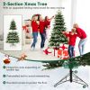 6Feet Hinged Christmas Tree with 350/500 LED Lights Remote Control