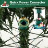 6Feet Hinged Christmas Tree with 350/500 LED Lights Remote Control