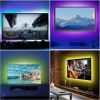 TV LED Backlight Strip 6.56ft Waterproof RGB Strip Light USB Monitor Lighting Kit w/ Remote Controller