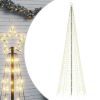 Christmas Tree Light with Spikes 1554 LEDs Warm White 196.9"