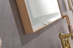 (ONLY FOR PICKUP) 84in. W x 36 in. H Super Bright Led Bathroom Mirror with Lights;  Metal Frame Mirror Wall Mounted Lighted Vanity Mirrors for Wall;