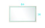 (ONLY FOR PICKUP) 84in. W x 36 in. H Super Bright Led Bathroom Mirror with Lights;  Metal Frame Mirror Wall Mounted Lighted Vanity Mirrors for Wall;