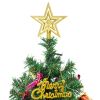 Mini Artificial Pre-lit Christmas Tree with 30 LEDs Green 23.6"