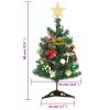 Mini Artificial Pre-lit Christmas Tree with 30 LEDs Green 23.6"