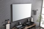 (ONLY FOR PICKUP)60x 36Inch LED Mirror Bathroom Vanity Mirror with Back Light;  Wall Mount Anti-Fog Memory Large Adjustable Vanity Mirror