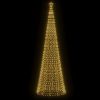 Christmas Tree Light with Spikes 1554 LEDs Warm White 196.9"