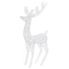 XXL Acrylic Christmas Reindeers 250 LED 2 pcs 70.9" Cold white