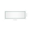 (ONLY FOR PICKUP)84*32 LED Lighted Bathroom Wall Mounted Mirror with High Lumen+Anti-Fog Separately Control  bedroom full-length mirror  bathroom led