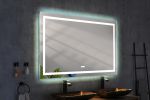 (ONLY FOR PICKUP)84"*48" LED Lighted Bathroom Wall Mounted Mirror with High Lumen+Anti-Fog Separately Control  bedroom full-length mirror  bathroom le