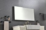 42x 24 Inch LED Mirror Bathroom Vanity Mirror with Back Light;  Wall Mount Anti-Fog Memory Large Adjustable Vanity Mirror