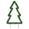 Christmas Light Decoration with Spikes Tree 80 LEDs 23.6"