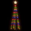 Christmas Cone Tree Colorful 84 LEDs Decoration 2x5 ft