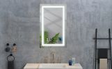 36*30in Led Mirror for Bathroom with Lights,Dimmable,Anti-Fog,Lighted Bathroom Mirror with Smart Touch Button,Memory Function(Horizontal/Vertical)