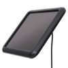 Garden Solar Powered LED Spotlight with Sensor Black