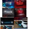 71'' RGB Car LED DRL Hood Light Engine Cover Strip Headlight Strip APP Control