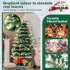 6Feet Hinged Christmas Tree with 350/500 LED Lights Remote Control