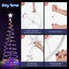 Battery 5ft LED Light Show Tree Multi Color 5pcs