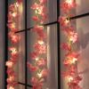 1 Roll; LED Cherry Blossom Lamp String Yard Light New Year Decorations; NOT INCLUDED BATTERIES (1pc 6.56ft 20 Led)