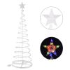 Battery 5ft LED Light Show Tree Multi Color 5pcs