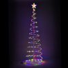 Battery 6ft LED Light Show Tree Cool RGBY 5pcs