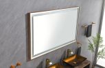 (ONLY FOR PICKUP) 72in. W x 36 in. H Super Bright Led Bathroom Mirror with Lights;  Metal Frame Mirror Wall Mounted Lighted Vanity Mirrors for Wall;