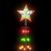 Christmas Cone Tree Colorful 84 LEDs Decoration 2x5 ft